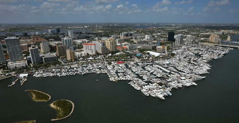 Rather than welcome visitors in person, the Palm Beach International Boat Show is going virtual., with yacht and megayacht views only online.