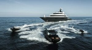 the 221-foot yacht Loon and toys