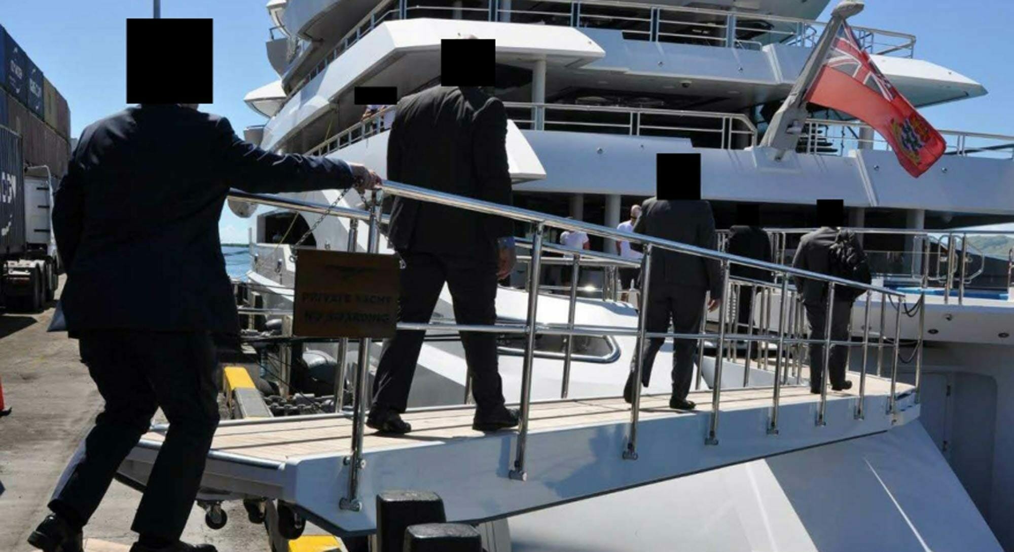 superyacht arrests involve government officials