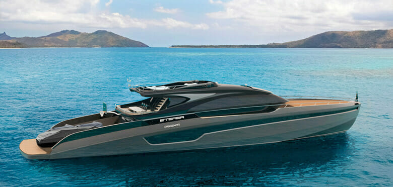 the Centouno Navi Eterea yacht is 40M