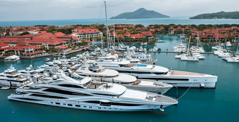 Eden Island Marina in the Seychelles welcomes superyachts