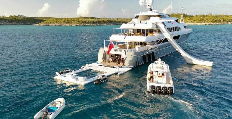 the charter yacht Loon is one of several superyachts accepting crypto currency