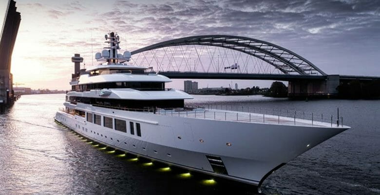 Oceanco has delivered the superyacht Infinity, a.k.a. Y719