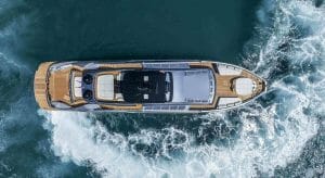 Caffeine is the first Pershing GTX116 yacht
