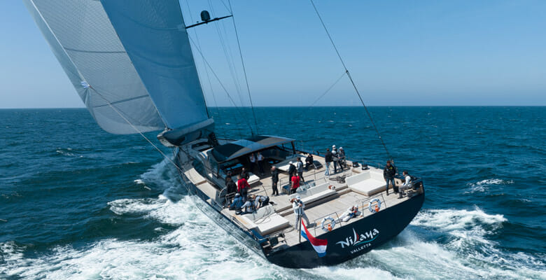 the sailing yacht Nilaya is a performance cruiser
