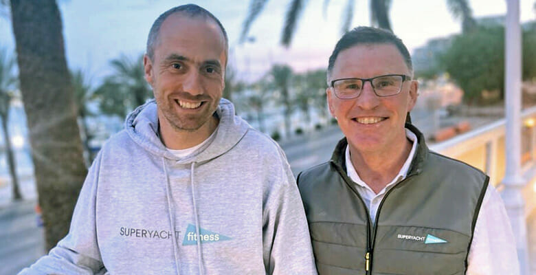 the Superyacht Fitness founders Glen Taylor and Tim Colston