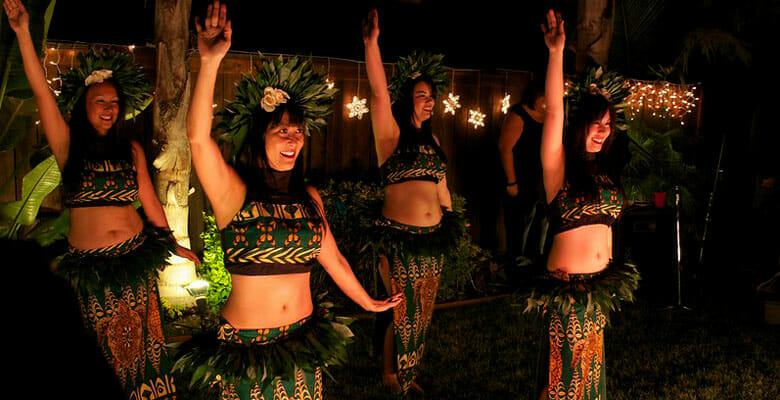 a superyacht charter in Tahiti affords seeing native dancing