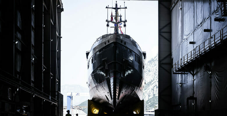 the launch of the yacht Bad Company Support in Turkey